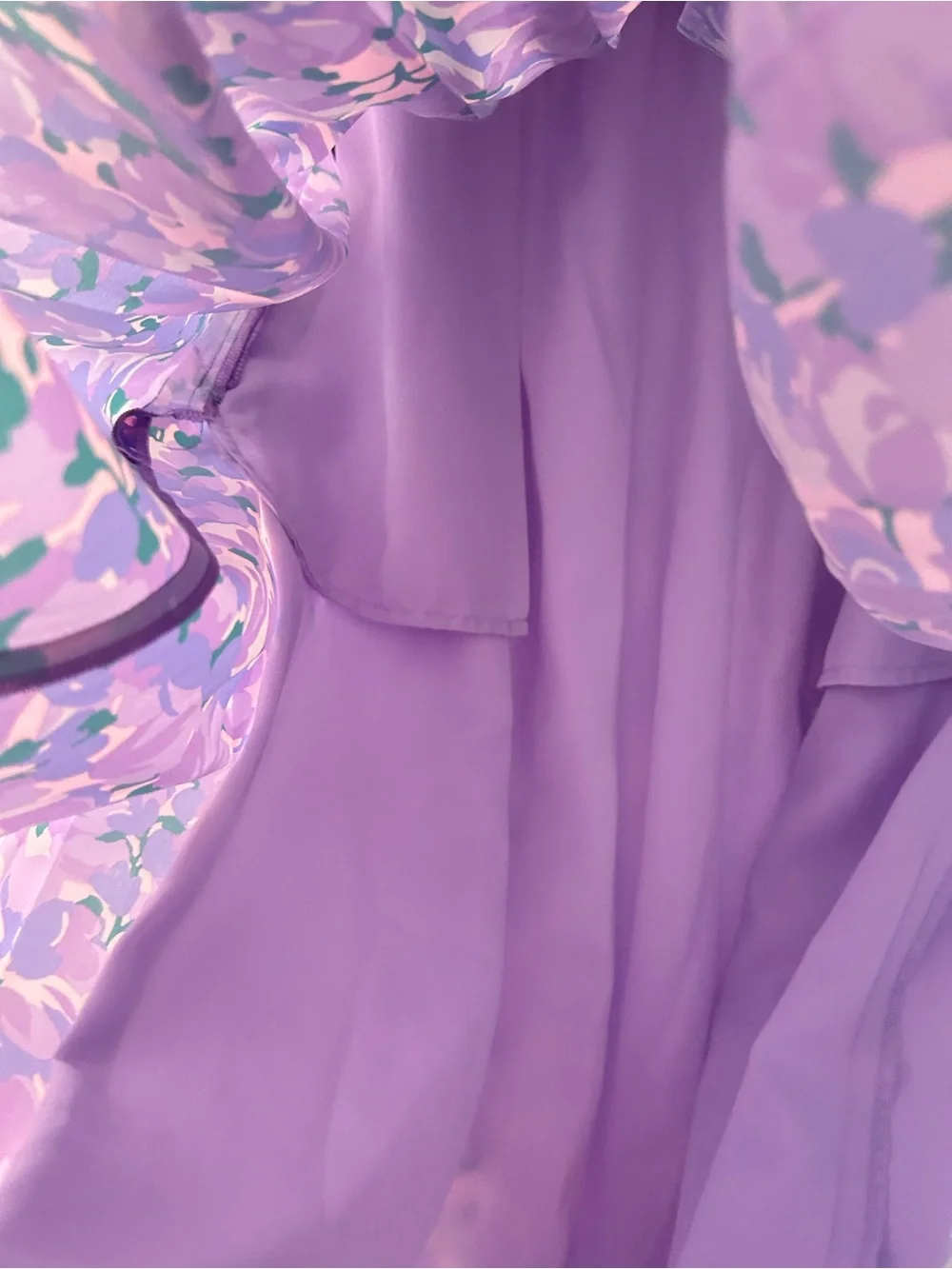 J. Crew Collection: Ratti Lilac Floral Pleated Midi Dress - Size 8